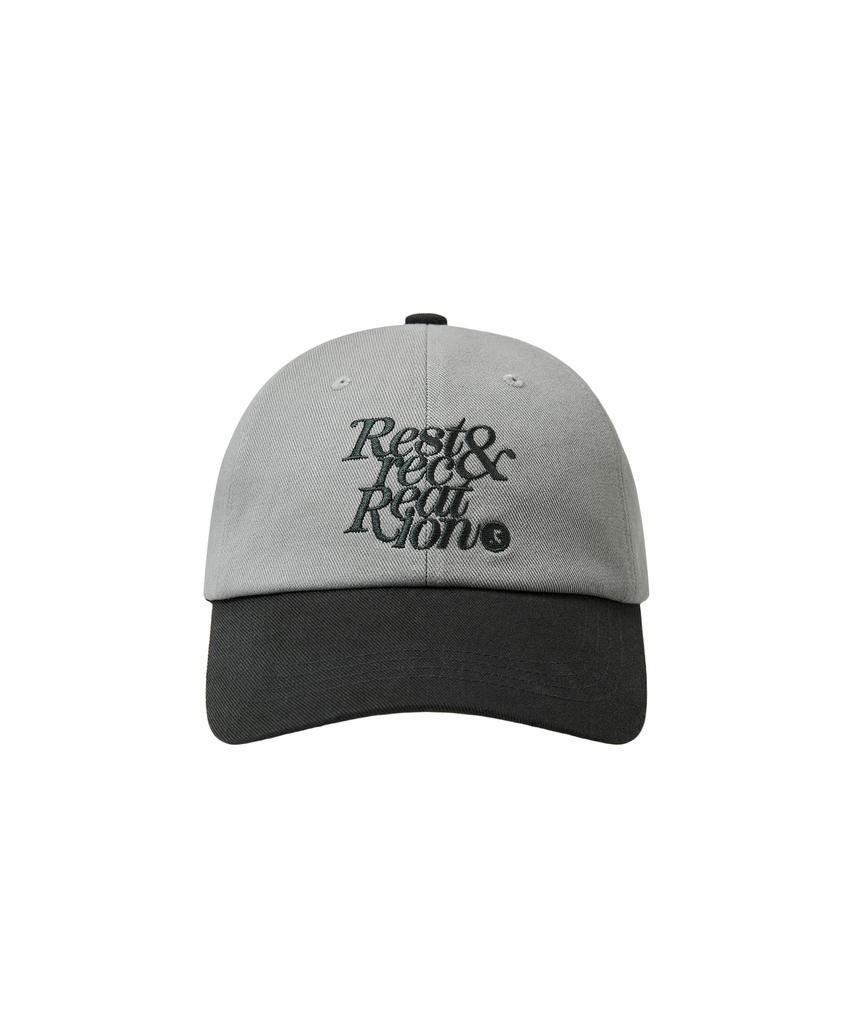 REST&RECREATION Cotton Coloration Logo Cap - Gray