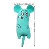 Cartoon Cat and Dog Shaped Toys, Bite-resistant Puppy Plush Dolls Cat Self-entertainment Teeth Grinding and Cleaning Interactiv