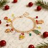 Christmas Chain Bracelet With Cartoon Characters For Holiday Party Gift And Festive Decor
