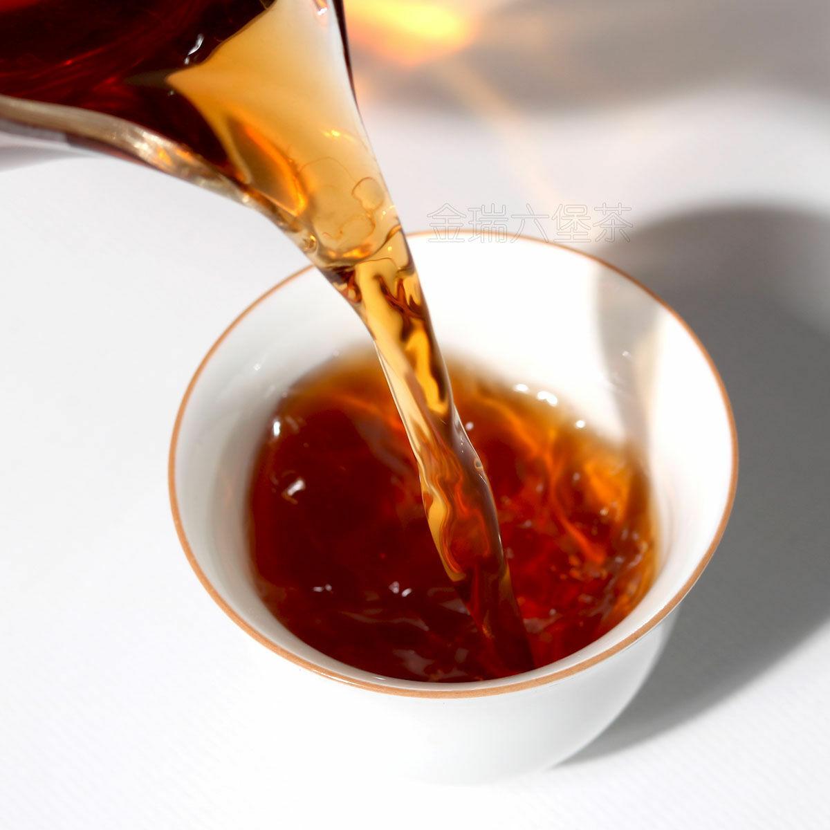 Чай Guangxi Hei Cha Aged Wild Liu Bao Lao Cha Tou Golden Bud Nuggets темный 500г — фото 3