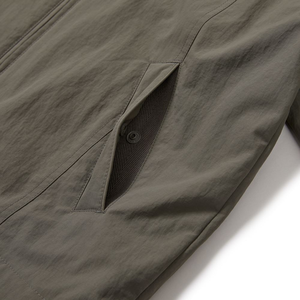 SNOWPEAK Campul Women's Collar Windbreaker Dark Khaki (S24FWCWB17)