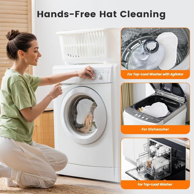 Hat Washer Cage Hats Cleaner, Hat Washer for Baseball Caps for Washing Machine or Dishwasher, hat Cleaner for Baseball Cap