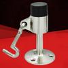 Doorstop Catch Holder with Hook Wall Mounted Door Holder Safety Doorstops with Sound Dampening Rubber Bumper Enduring