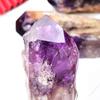 Natural Uruguay Amethyst Backbone Crystal Scepter Wand Single Point Cluster Crystal Wand Home Decoration Mineral Specimen Gift
