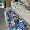 Cartoon Colorful Rainbow Heart Print Runner Rug Non-Slip Floor Mat for  Room Hallway Bedroom Cute Valentine Home Decor