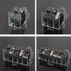 New 3/5/7 Grid Belt Storage Holder Transparent Acrylic Display Case With Dividers Multi-grid Storage Boxes