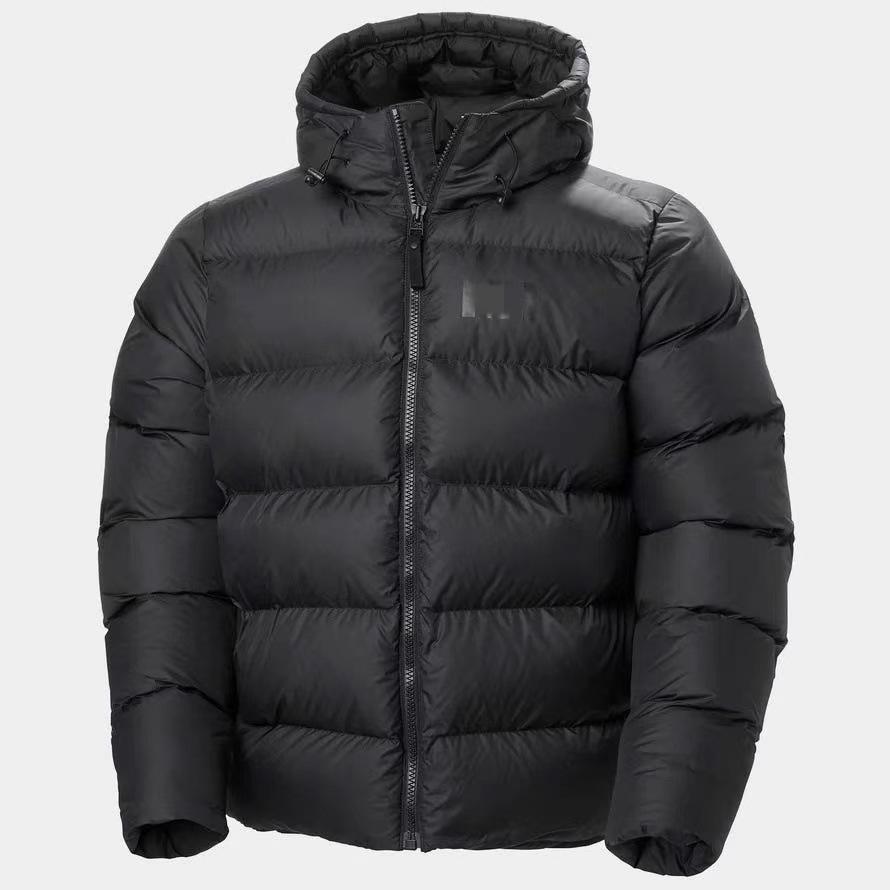 Helly Hansen Men's Cotton Winter Jacket - Thickened, Warm, Hooded, Versatile Outdoor Coat