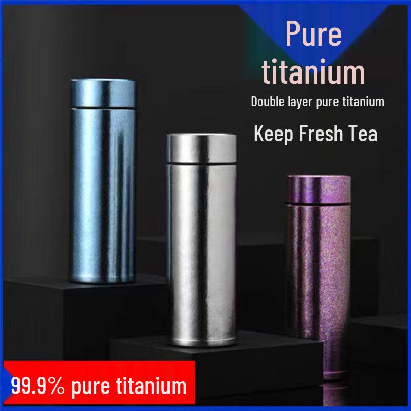 Xinke XTi-1104 Pure Titanium Portable Thermos 380ml