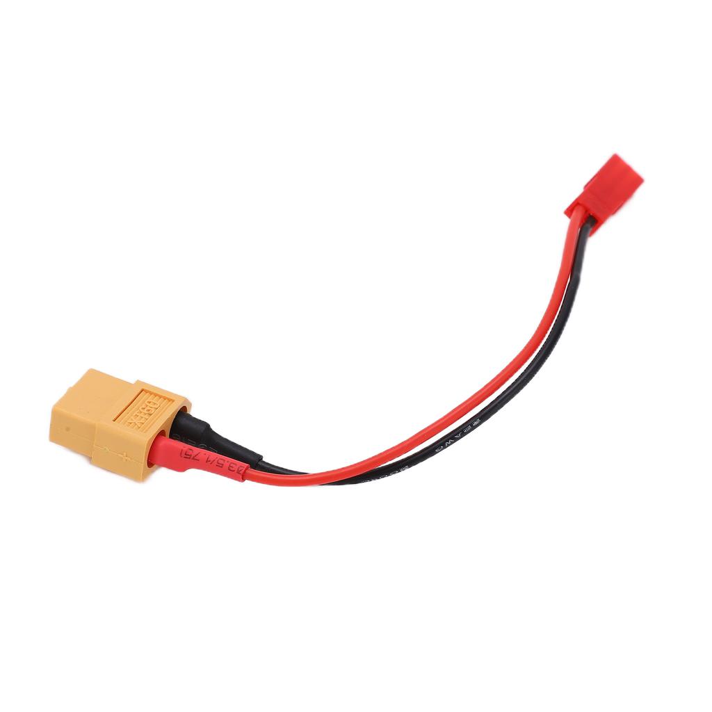 XT60 Female Plug To JST Female Adapter Cable 10cm 22AWG Soft Silicone Charging Adapter   Wire for RC Plane Car