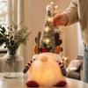 Lighted Christmas Gnome Figurine with for Holiday Home Windowsill Decor