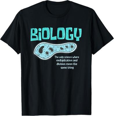 Biologia Jedyna Nauka Komórki Biolog Kalambur Śmieszny Prezent Biologiczny Koszulka Unisex