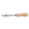 Adjustable Leather Edge Creaser Wooden Handle Outside Edge Leather Creasing Tool Professional Grade Leather Crimping Tool