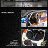 1:24 BMW M4 GT3 Alloy Sports Car Model Die-cast Metal Toy Car Vehicle Model Simulation Sound and Light Pull Back Collection Children's Gift