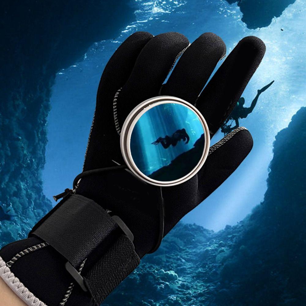 Elastisches Band Tauchen Handgelenkspiegel Verstellbarer Rückspiegel Schnorcheln