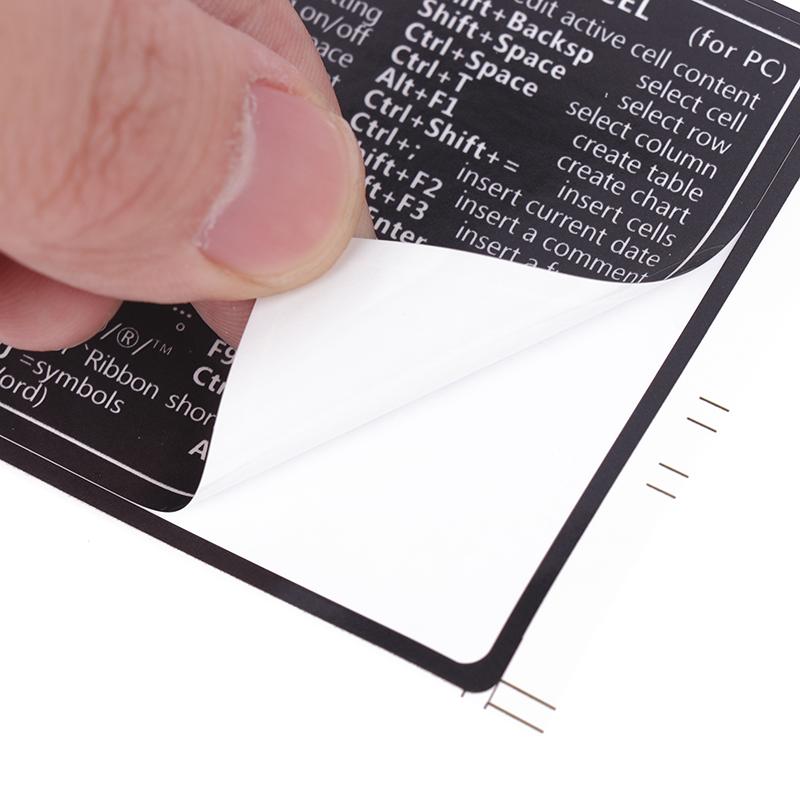 2 adesivi rimovibili per tasti di scelta rapida per tastiera di riferimento Windows/Word per computer, per una guida di riferimento rapido alla tastiera