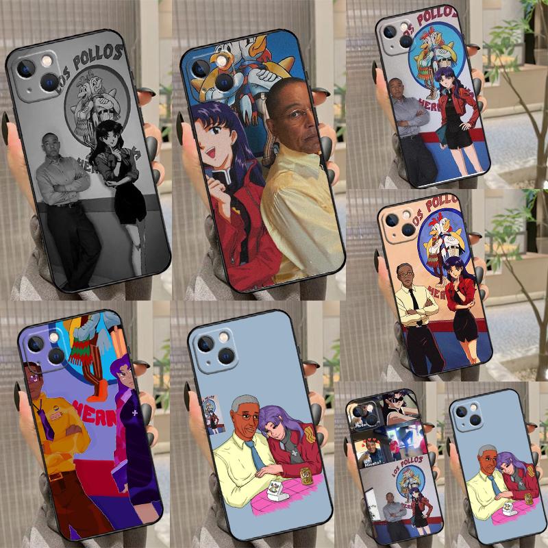 Misato and Gus Phone Case For Samsung Galaxy S25 S26 Ultra S21 S20 S22 S23 Ultra S10 Plus S24 FE Cover Coque