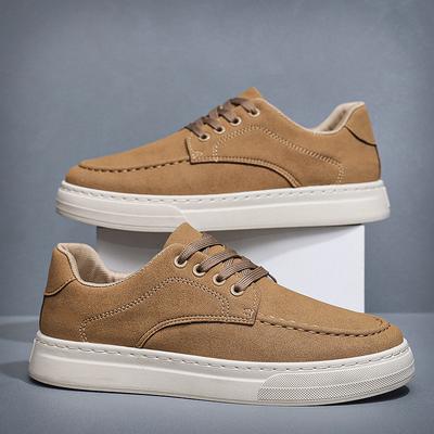 Herren Freizeitschuhe Retro Boardschuhe Herren Lederschuhe Outdoor Wandern Modetrend Herrenschuhe