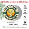 2D Flat Aluminum Retro-style "Do Not Disturb" Themed Wall Decoration. Available in Various Sizes. Suitable for Libraries, Living Rooms, Cafes