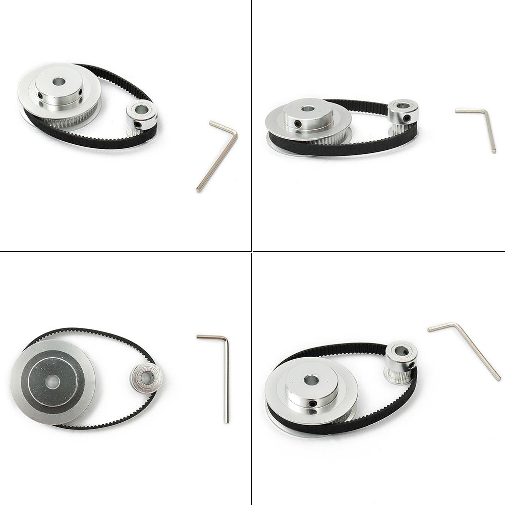 Synchronous Wheel Tool Synchronous Belt Wheel Kit Pulleys Sheaves With 20 Accessories And 60 Teeth Closed Synchronous