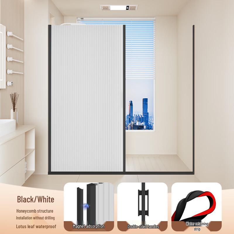Invisible Magnetic Shower Curtain