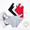 Moda Pamuk Külot Kadınlar için Bel Çapraz Tasarım Iç Çamaşırı Intimates Lingerie Kadın Külot Düz Renk Külot Yumuşak Kız Külot