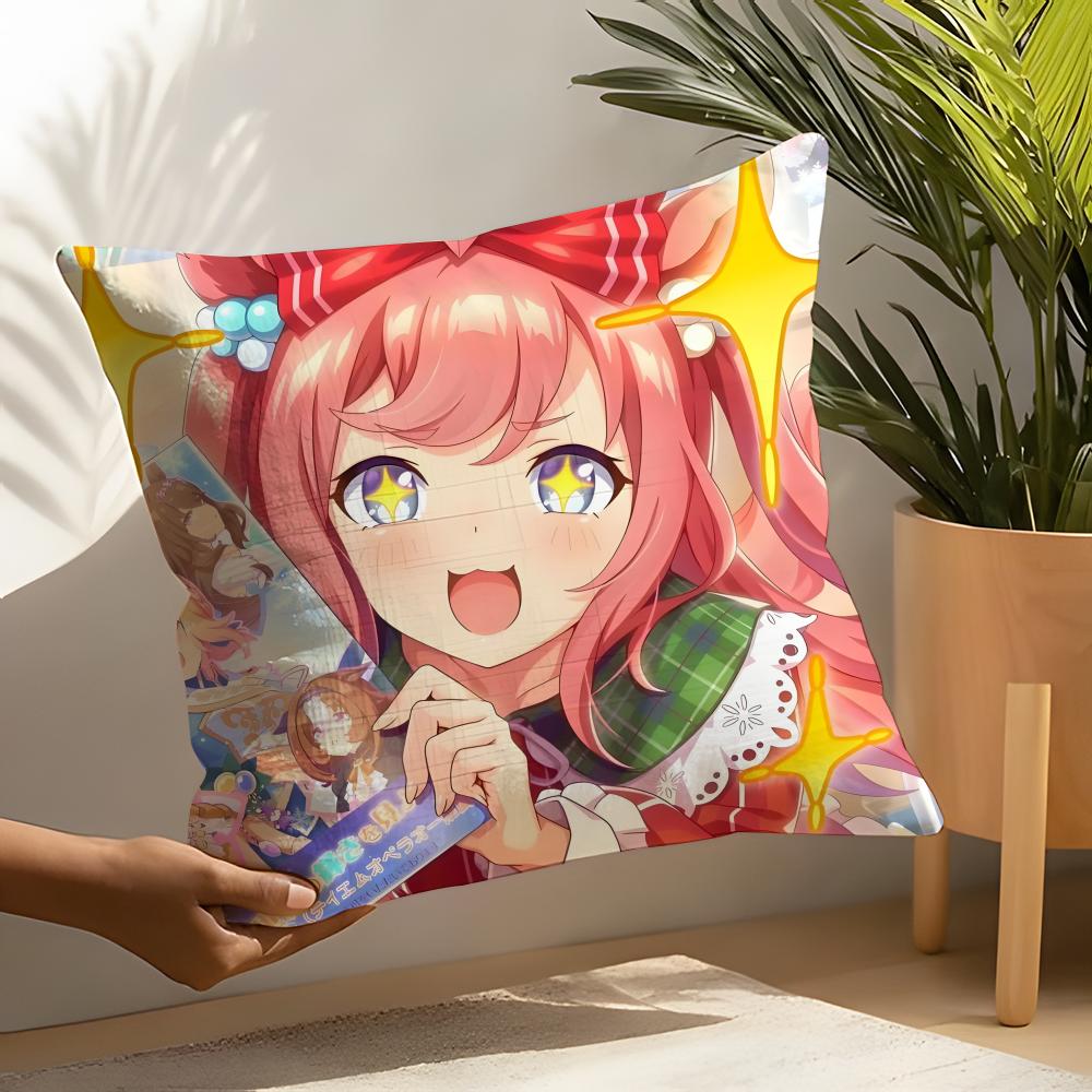 Uma Musume Agnes Digital Pillow Case Home Living Room Decoration Linen Pillow Cases Cushion Cover