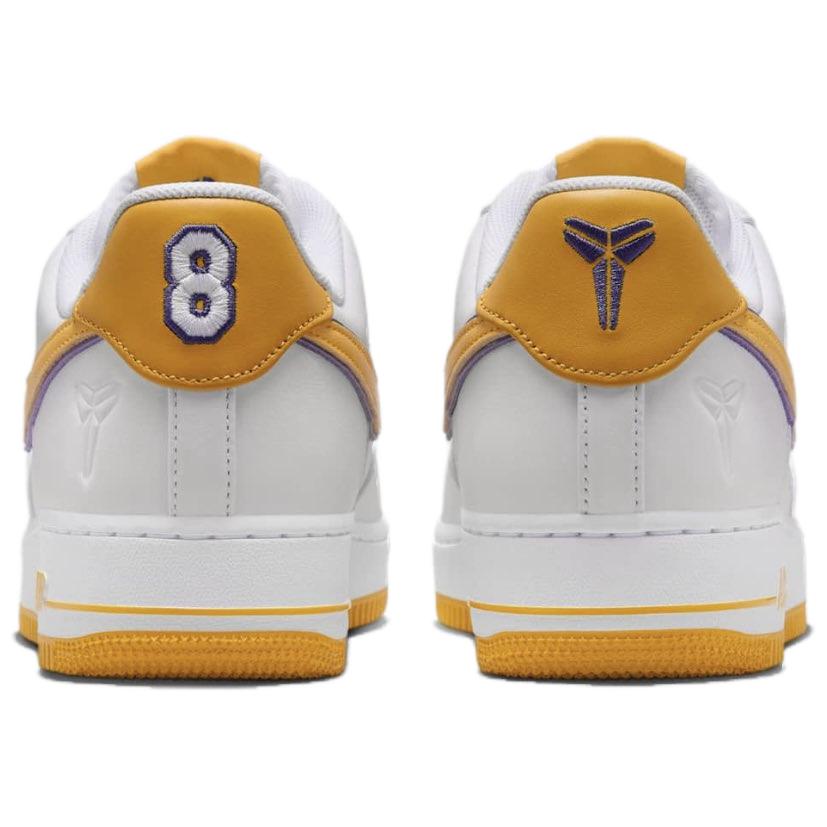 Kobe Bryant x Nike Air Force 1 Low Retro QS Lakers Casa Sneakers Unisex Giallo Bianco Varsity-Maize FZ1151-100