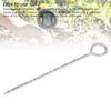 10 Inches Soil Sampler Probe Circular Handle Easy to Use Portable Stainless Steel Soil Probe for Plants Garden Farm