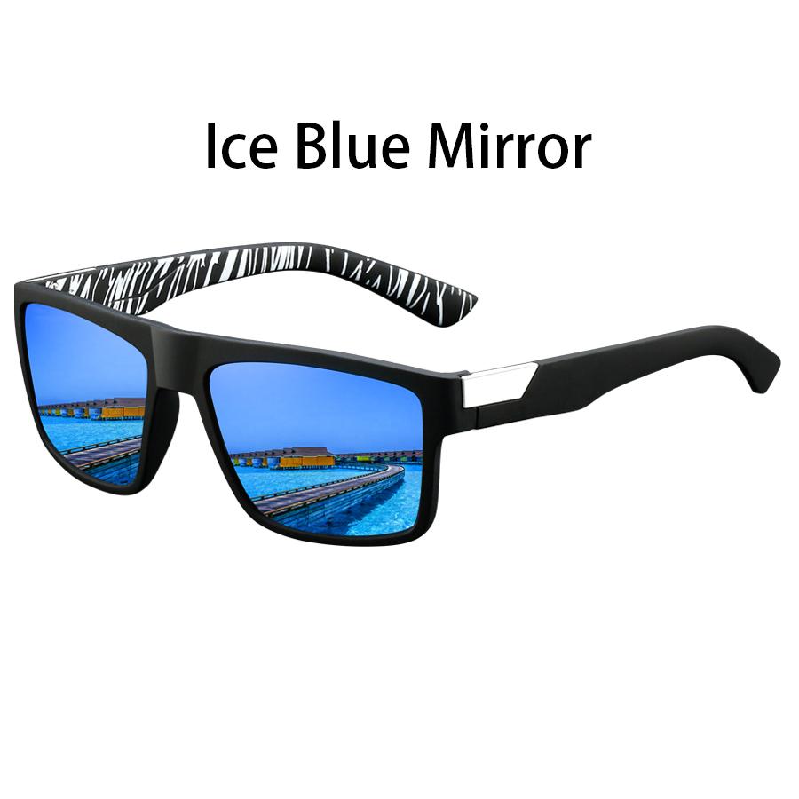 Fashion Classic Square Sunglasses Men Women Driving Fishing Colorful Trendy Lightweight Outdoor Goggles