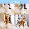 Adorable Long-eared Bunny Plush Toy Cute White Rabbit Stuffed Animal For Kids