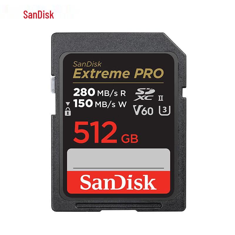 

SanDisk 512GB V60 High-Speed SD Memory Card