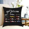 Alle Autos Ayton Senna Formel 1 Rennwagen F1.png Kissenbezug Weicher Polyester Kissenbezug Dekor Kissenbezug Bezug Zuhause 18''