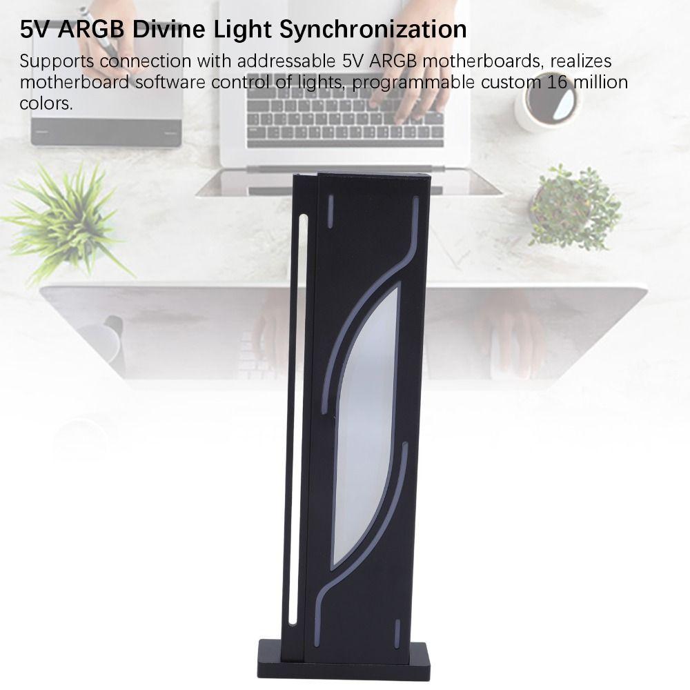 Universal 3PIN 5V GPU Stand Height Adjustable RGB Anti Sag Bracket Vertical Graphics Card Stand Workstation