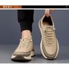 Men S Casual Sneakers Slip On Waterproof Leather Upper Fashion Shoes