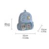 Transparenter Rucksack mit Sternenmuster Lolita Schülertasche Mode Transparente Ita Tasche Mädchen