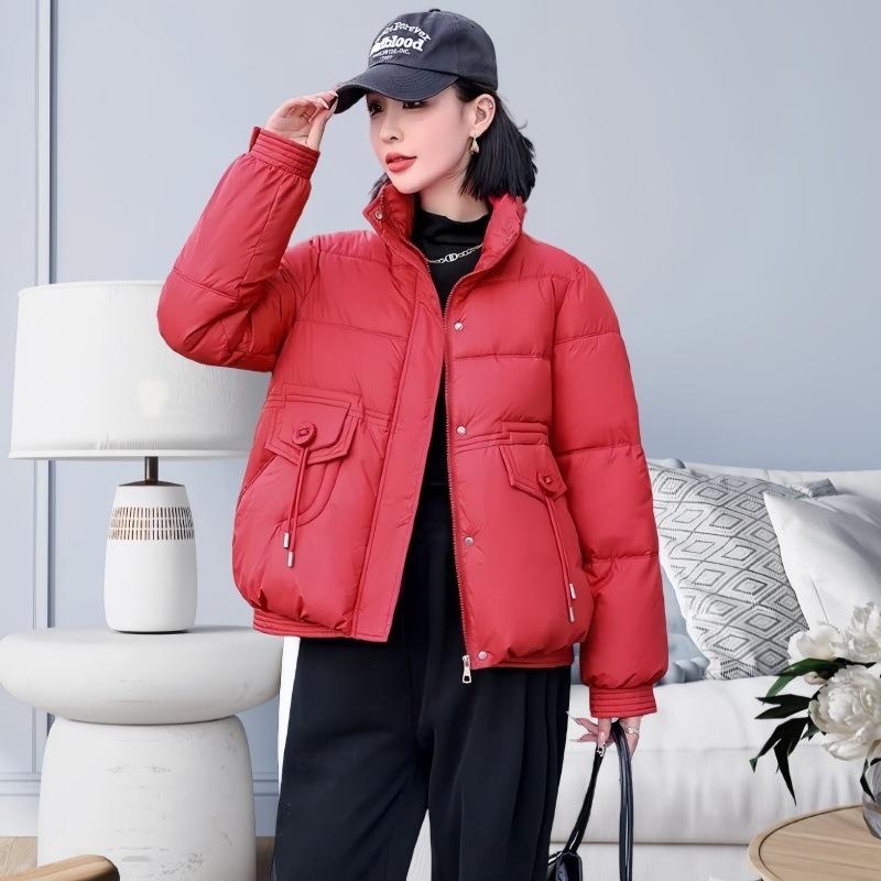 Down Jacket Women's High-end Short Winter New Solid Color Stand-up Collar Versatile Warm Fashion Thin Coat