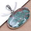 Chrysocolla Gemstone Handmade Women's Unisex Silver Jewelry Pendant 1.75