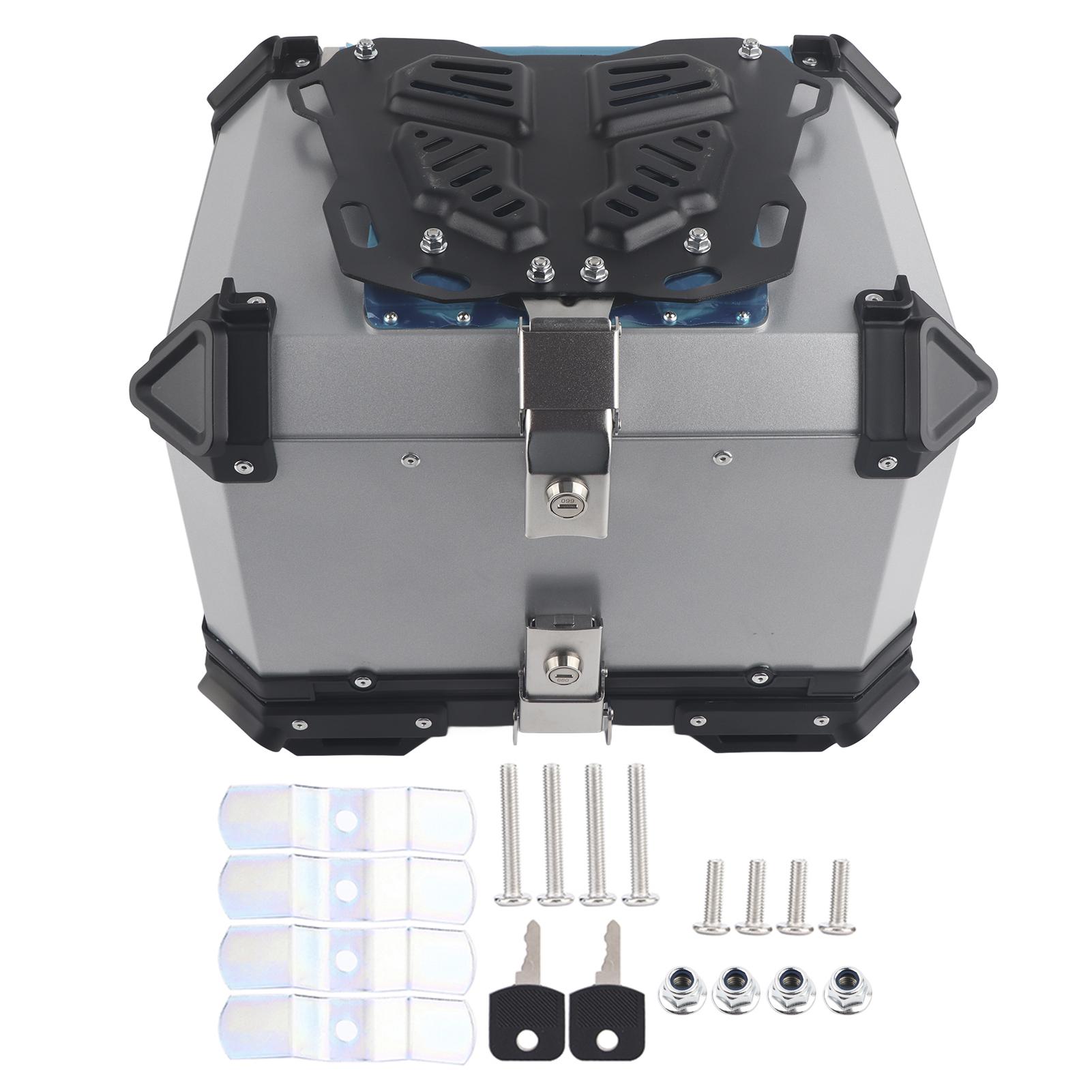 

Алюминиевый багажник для мотоцикла объемом 45 л с хвостовым ящиком для Suzuki Silver