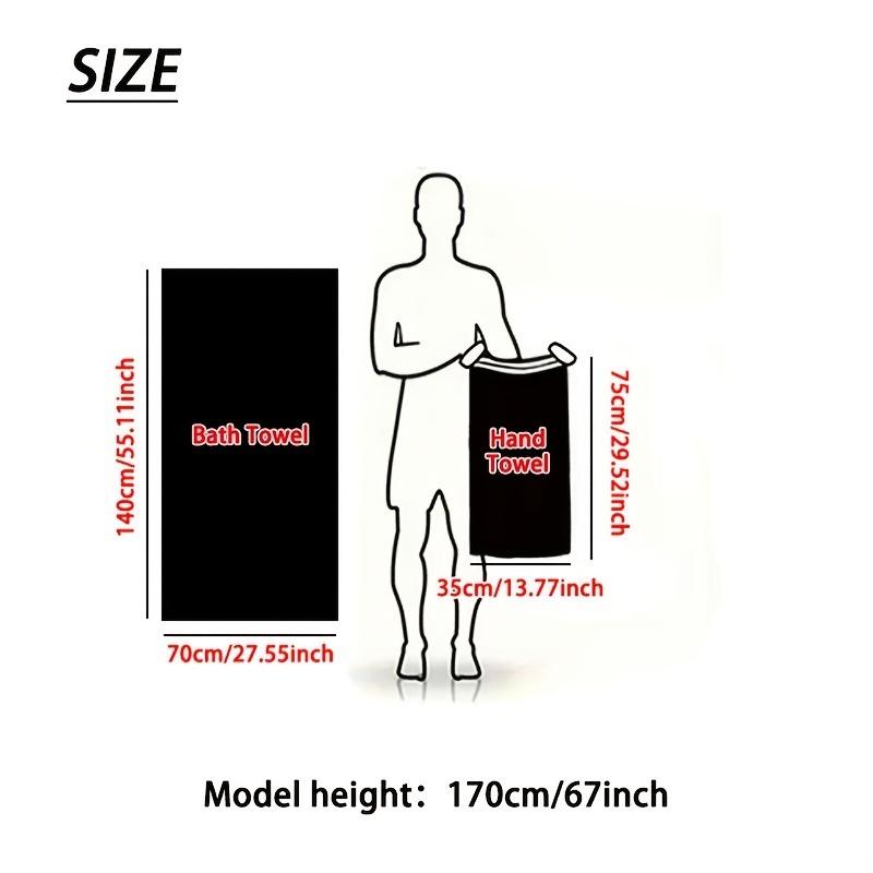 2pcs/set Ladies' Bath Towel Set  Checkered Design Absorbent Quick-drying Towel Suitable for Bathrooms Gyms Camping Coral Fleece