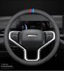 Genuine Leather Steering Wheel Cover for Haval H6, Coupe, M6, H2, H5, H4, H7, H9, F5, Big Dog