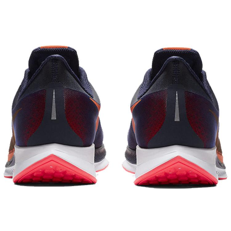 New Nike Zoom Pegasus 35 Turbo Blackened Blue Orange Peel AJ4114-486
