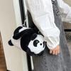 Soft Capybara Bucket Bag Korean Style Cartoon Animal Handbag Gift Panda Crossbody Bag  Work