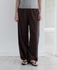 Toabe Airy Cotton Waist Pants (Brown)