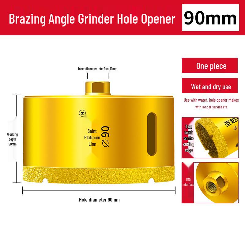 Universal Angle Grinder Drill Bit for Ceramic, Vitrified Tiles, Marble, and Glass