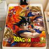 Coperta in Flanella con Stampa Personaggi Dragon Ball, Alta qualità Confortevole per Tutte le Stagioni, Arredamento per la Casa, Calore e Comfort, Perfetta per Regali di Natale