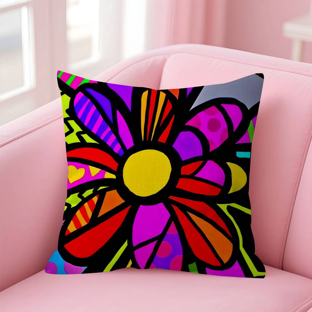 Pillow Cover Sofa Cushion Cover Home Room Decoration Children Gift Brand B-Brittos Abstract