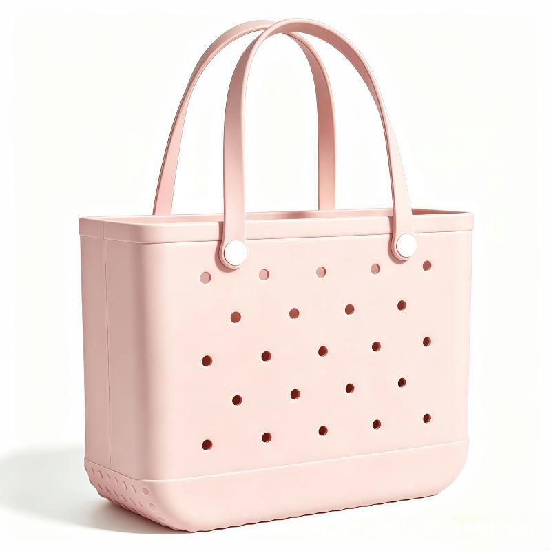 Borsa da Spiaggia EVA Grande Capacità Borsa a Rete Donna Borsa da Viaggio Custodia Accessori Fai-da-te Impermeabile Leggera