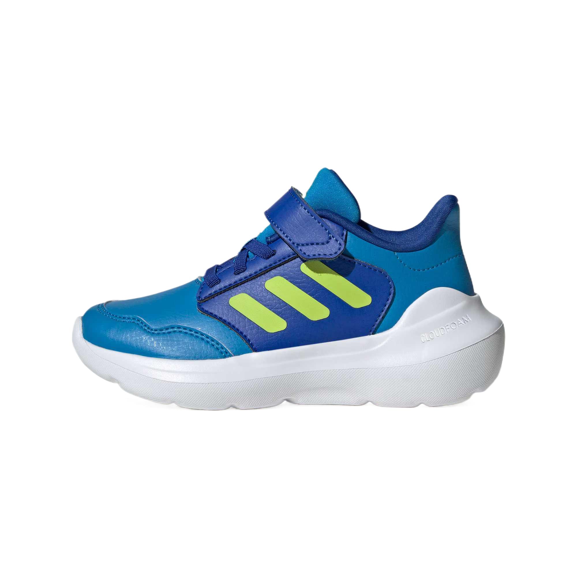 

Adidas Tensaur Run 3.0 EL Удобные Модные Универсальные Прочные Низкие Кроссовки для улицы Детская обувь Королевский синий Флуоресцентный зеленый JH8604 33