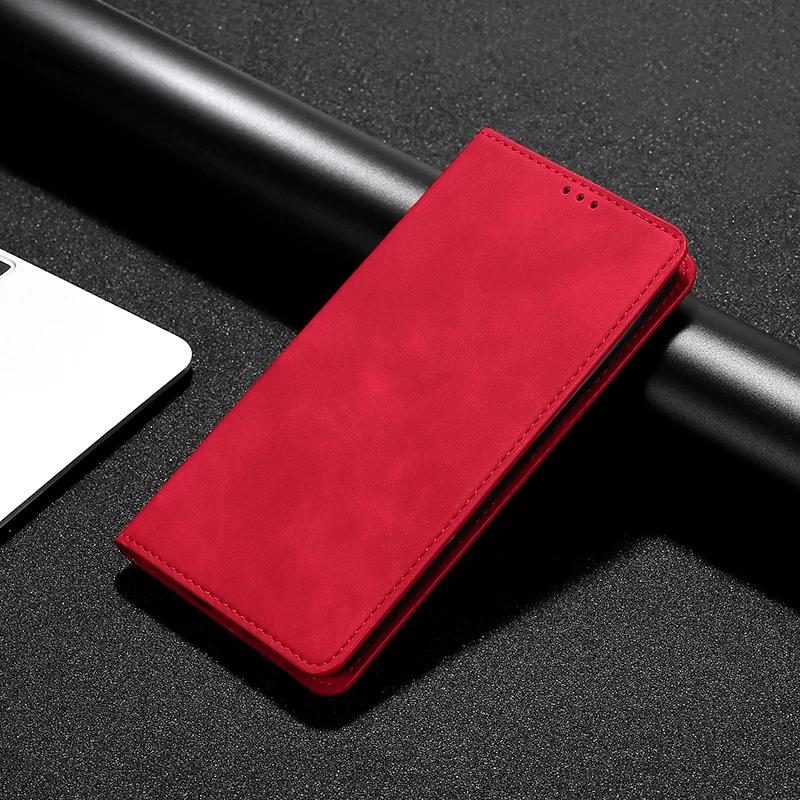 Funda de Cuero de Lujo Para Xiaomi Redmi Note 8 2021 8T 9 9T 9S Note 4 4X 5 5A Prime 6 7 Pro Max Flip Protectora Magnética Bolsas