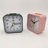 Stylish Silent Alarm Clock Home Bedside Table Clock Children's Study Room Clock Pearl